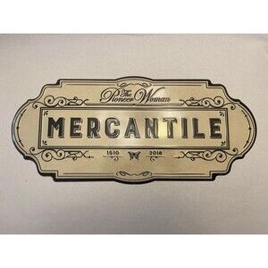 The Pioneer Woman Mercantile Metal Sign NEW